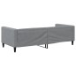 vidaXL Sofá cama tela gris claro 90x200 cm vidaXL Sofá cama tela gris claro 90x200 cm