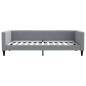 vidaXL Sofá cama tela gris claro 100x200 cm vidaXL Sofá cama tela gris claro 100x200 cm