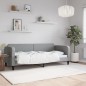 vidaXL Sofá cama tela gris claro 80x200 cm