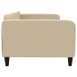 vidaXL Sofá cama tela color crema 100x200 cm vidaXL Sofá cama tela color crema 100x200 cm
