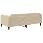 vidaXL Sofá cama tela color crema 100x200 cm vidaXL Sofá cama tela color crema 100x200 cm