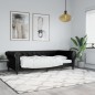 vidaXL Sofá cama cuero sintético negro 90x190 cm vidaXL Sofá cama cuero sintético negro 90x190 cm