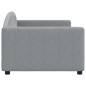 vidaXL Sofá cama tela gris claro 90x200 cm vidaXL Sofá cama tela gris claro 90x200 cm