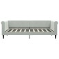vidaXL Sofá cama terciopelo gris claro 90x190 cm vidaXL Sofá cama terciopelo gris claro 90x190 cm