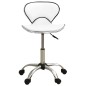 vidaXL Silla de oficina de cuero sintético blanco vidaXL Silla de oficina de cuero sintético blanco