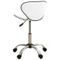 vidaXL Silla de oficina de cuero sintético blanco vidaXL Silla de oficina de cuero sintético blanco