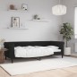 vidaXL Sofá cama terciopelo negro 80x200 cm vidaXL Sofá cama terciopelo negro 80x200 cm