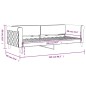 vidaXL Sofá cama terciopelo negro 80x200 cm vidaXL Sofá cama terciopelo negro 80x200 cm