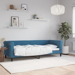 vidaXL Sofá cama terciopelo azul 80x200 cm