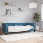 vidaXL Sofá cama terciopelo azul 80x200 cm vidaXL Sofá cama terciopelo azul 80x200 cm