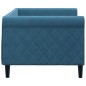 vidaXL Sofá cama terciopelo azul 80x200 cm vidaXL Sofá cama terciopelo azul 80x200 cm