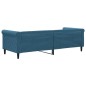 vidaXL Sofá cama terciopelo azul 80x200 cm vidaXL Sofá cama terciopelo azul 80x200 cm