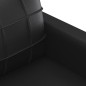 vidaXL Sofá de 2 plazas de cuero sintético negro 140 cm vidaXL Sofá de 2 plazas de cuero sintético negro 140 cm
