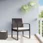 vidaXL Sillas de comedor para jardín 2 uds PP aspecto de ratán marrón vidaXL Sillas de comedor para jardín 2 uds PP aspecto de ratán marrón