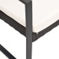 vidaXL Sillas de comedor para jardín 2 uds PP aspecto de ratán marrón vidaXL Sillas de comedor para jardín 2 uds PP aspecto de ratán marrón