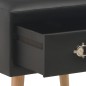 vidaXL Mesita de noche negro 40x35x40 cm cuero sintético vidaXL Mesita de noche negro 40x35x40 cm cuero sintético