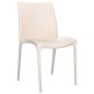 vidaXL Sillas de jardín 2 uds polipropileno color crema 50x46x80 cm vidaXL Sillas de jardín 2 uds polipropileno color crema 50x46x80 cm