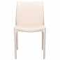vidaXL Sillas de jardín 2 uds polipropileno color crema 50x46x80 cm vidaXL Sillas de jardín 2 uds polipropileno color crema 50x46x80 cm