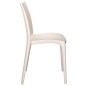 vidaXL Sillas de jardín 2 uds polipropileno color crema 50x46x80 cm vidaXL Sillas de jardín 2 uds polipropileno color crema 50x46x80 cm