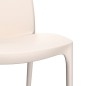 vidaXL Sillas de jardín 2 uds polipropileno color crema 50x46x80 cm vidaXL Sillas de jardín 2 uds polipropileno color crema 50x46x80 cm