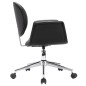 vidaXL Silla de comedor giratoria cuero sintético negro vidaXL Silla de comedor giratoria cuero sintético negro