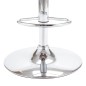 vidaXL Taburete de cocina madera contrachapada y tela gris taupe