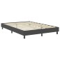 vidaXL Estructura de cama Box Spring tela gris 160x200 cm vidaXL Estructura de cama Box Spring tela gris 160x200 cm