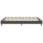 vidaXL Estructura de cama Box Spring tela gris 160x200 cm vidaXL Estructura de cama Box Spring tela gris 160x200 cm