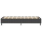 vidaXL Estructura de cama Box Spring tela gris 80x200 cm vidaXL Estructura de cama Box Spring tela gris 80x200 cm