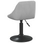 vidaXL Silla de comedor de terciopelo verde claro vidaXL Silla de comedor de terciopelo verde claro