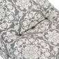 vidaXL Sillón puf de tela patchwork gris claro vidaXL Sillón puf de tela patchwork gris claro