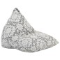 vidaXL Sillón puf de tela patchwork gris claro vidaXL Sillón puf de tela patchwork gris claro