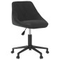 vidaXL Silla de comedor giratoria de terciopelo negro vidaXL Silla de comedor giratoria de terciopelo negro