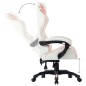 vidaXL Silla gaming de cuero sintético rosa vidaXL Silla gaming de cuero sintético rosa