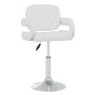 vidaXL Sillas de comedor giratorias 4 unidades cuero sintético blanco vidaXL Sillas de comedor giratorias 4 unidades cuero sintético blanco