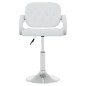 vidaXL Sillas de comedor giratorias 4 unidades cuero sintético blanco vidaXL Sillas de comedor giratorias 4 unidades cuero sintético blanco