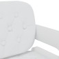 vidaXL Sillas de comedor giratorias 4 unidades cuero sintético blanco vidaXL Sillas de comedor giratorias 4 unidades cuero sintético blanco