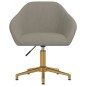 vidaXL Sillas de comedor giratorias 4 uds de terciopelo gris claro vidaXL Sillas de comedor giratorias 4 uds de terciopelo gris claro