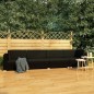 vidaXL Set de sofás de jardín 4 piezas y cojines ratán sintético negro vidaXL Set de sofás de jardín 4 piezas y cojines ratán sintético negro