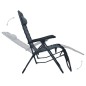 vidaXL Tumbona plegable de textilene gris vidaXL Tumbona plegable de textilene gris
