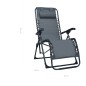 vidaXL Tumbona plegable de textilene gris vidaXL Tumbona plegable de textilene gris