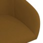 vidaXL Sillas de comedor giratorias 4 uds terciopelo marrón vidaXL Sillas de comedor giratorias 4 uds terciopelo marrón