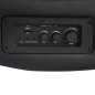 vidaXL Mecedora con música de cuero sintético negro y rojo vidaXL Mecedora con música de cuero sintético negro y rojo