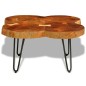 vidaXL Mesa de centro de 4 troncos madera maciza de sheesham 35 cm vidaXL Mesa de centro de 4 troncos madera maciza de sheesham 35 cm