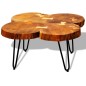vidaXL Mesa de centro de 4 troncos madera maciza de sheesham 35 cm vidaXL Mesa de centro de 4 troncos madera maciza de sheesham 35 cm