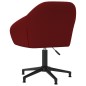 vidaXL Sillas de comedor giratorias 4 uds terciopelo rojo vino tinto vidaXL Sillas de comedor giratorias 4 uds terciopelo rojo vino tinto