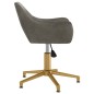 vidaXL Sillas de comedor giratorias 4 unidades terciopelo gris oscuro vidaXL Sillas de comedor giratorias 4 unidades terciopelo gris oscuro