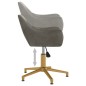 vidaXL Sillas de comedor giratorias 4 unidades terciopelo gris oscuro vidaXL Sillas de comedor giratorias 4 unidades terciopelo gris oscuro