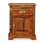 vidaXL Mesita de noche 2 unidades 40x30x50cm madera maciza de sheesham