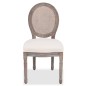 vidaXL Sillas de comedor 4 unidades tela color crema vidaXL Sillas de comedor 4 unidades tela color crema